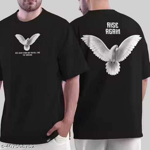FLYIND VOGUE OUTFIT Men's Graphic Print Regular Purple Tshirts Fabric : Polycotton